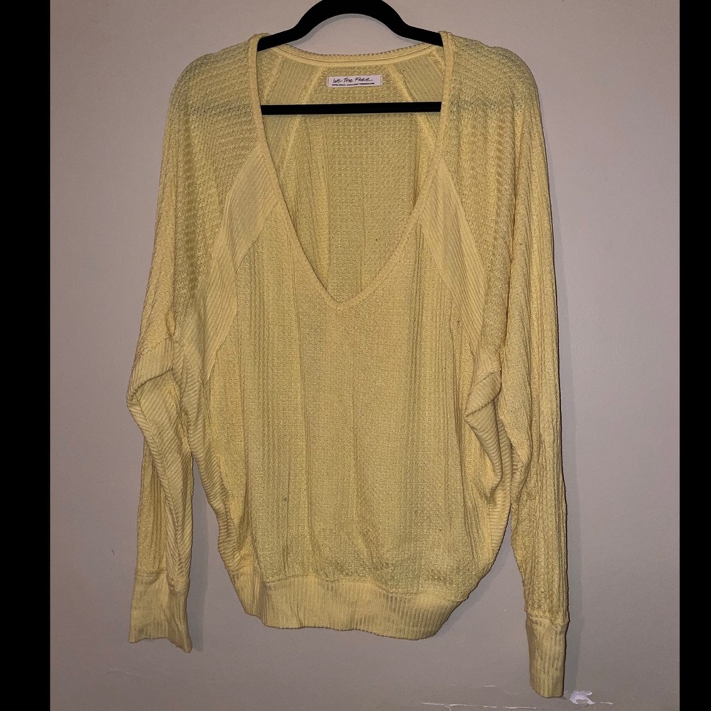 We The Free off the shoulder sweater